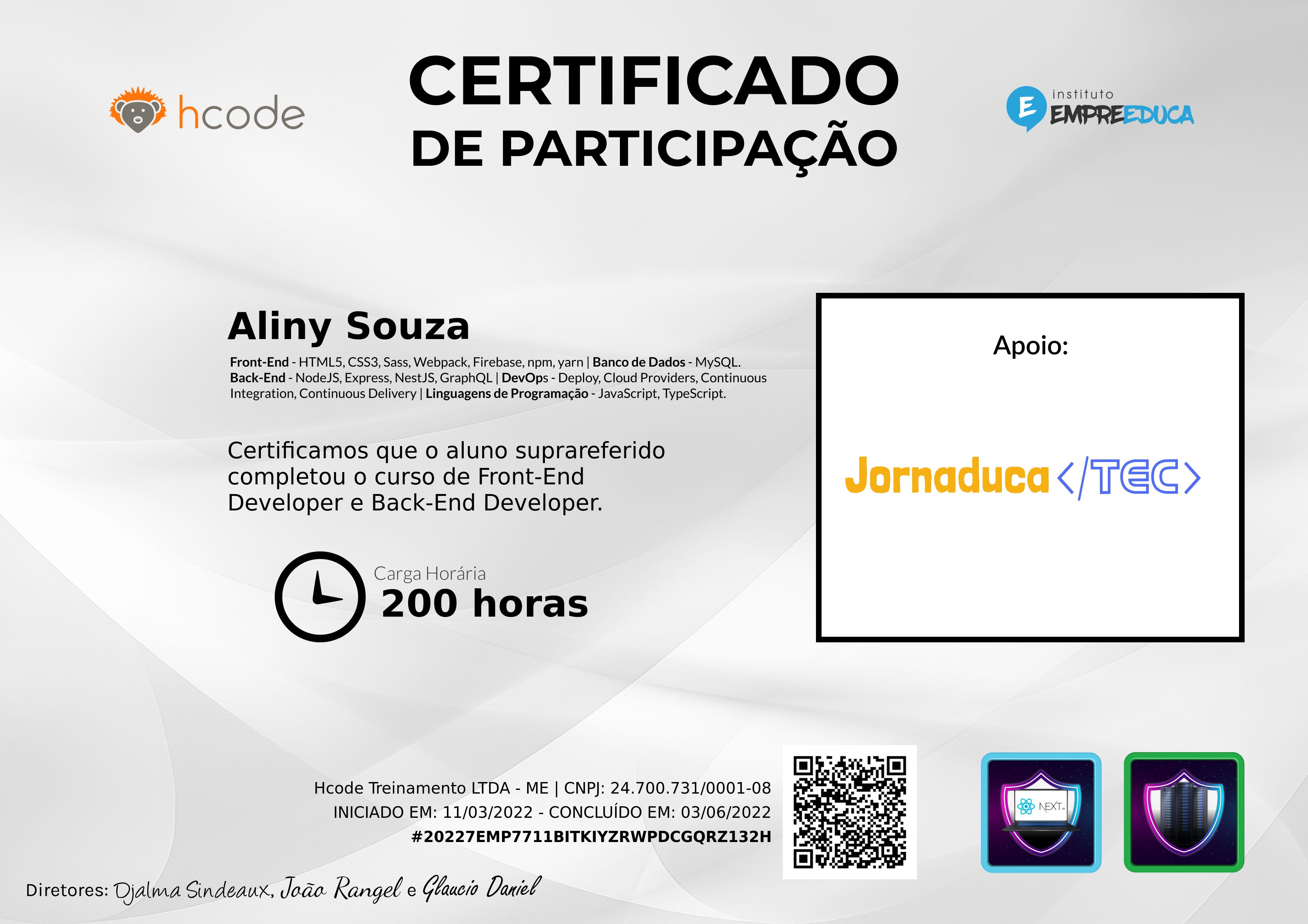 Certificado