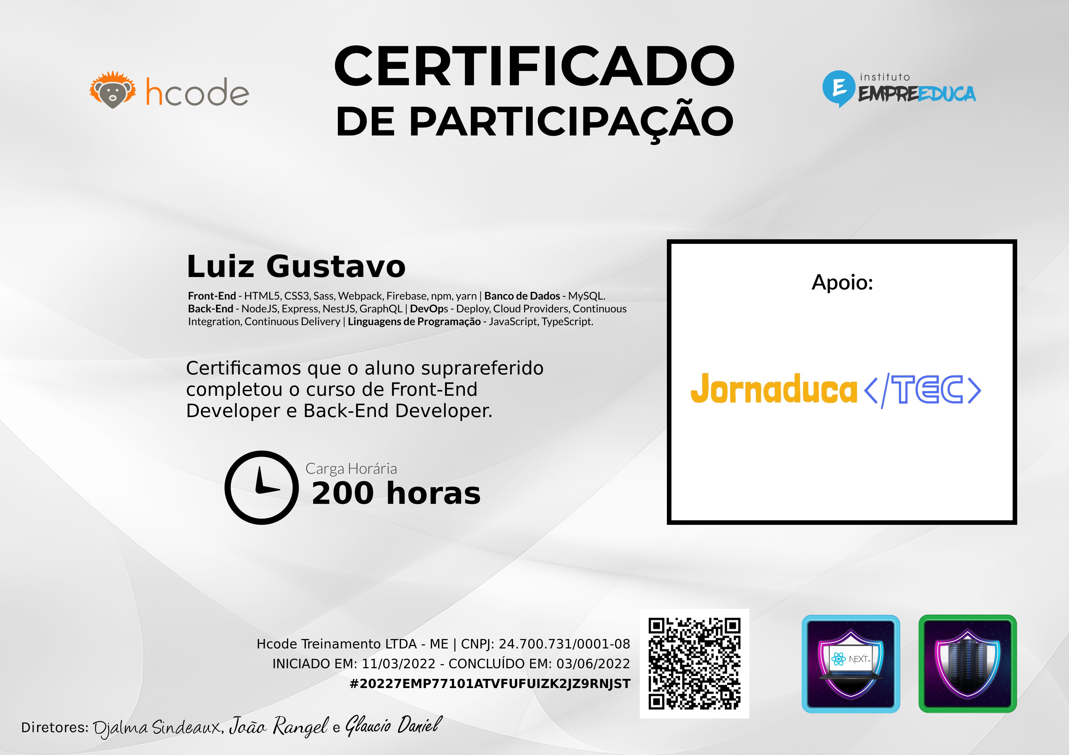Certificado