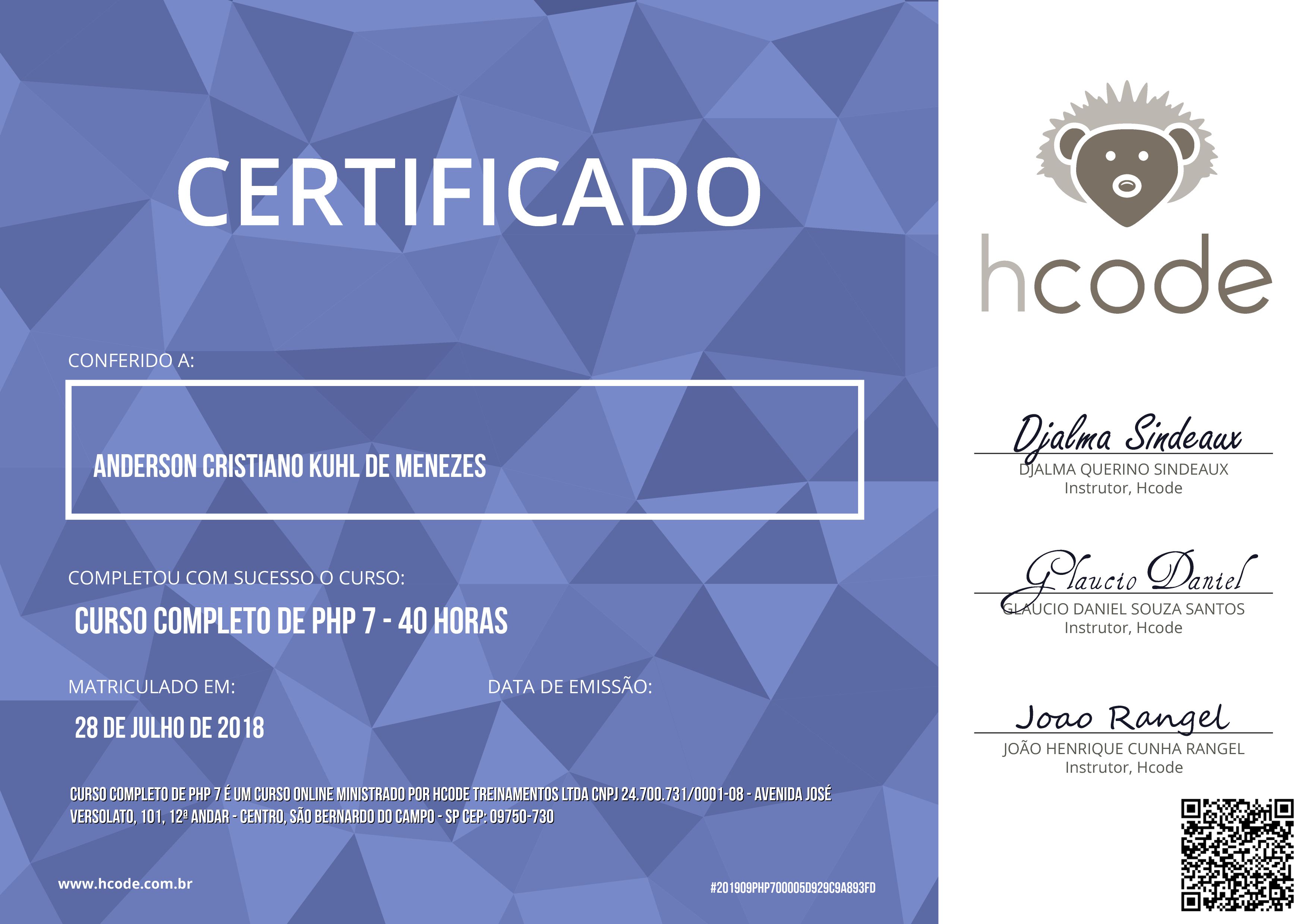 Certificado